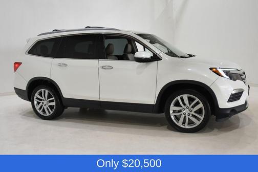 White Diamond Pearl 2018 Honda Pilot Elite