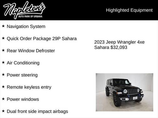 2023 Jeep Wrangler 4xe Sahara