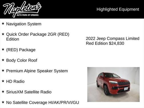 2022 Jeep Compass (RED) Edition 4x4