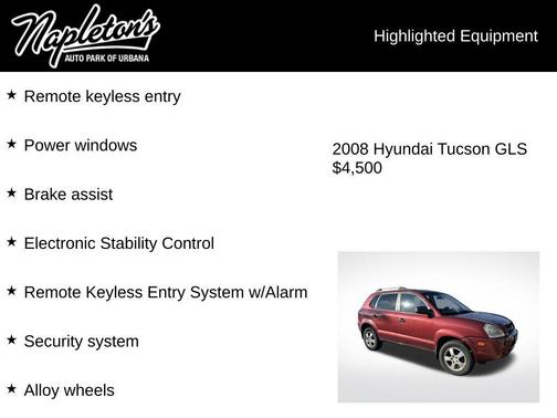 2008 Hyundai TUCSON GLS