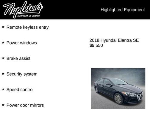 2018 Hyundai ELANTRA SE