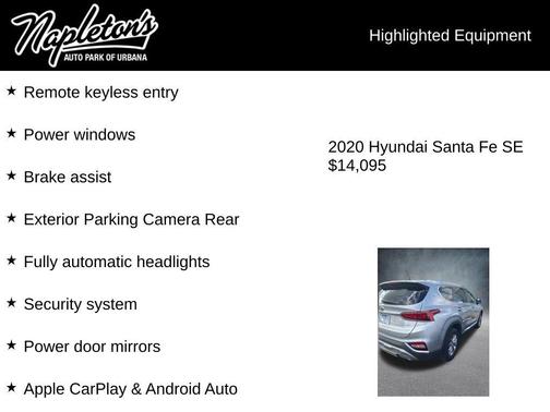 2020 Hyundai SANTA FE SE 2.4