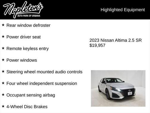2023 Nissan Altima SR FWD