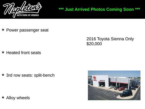 Salsa Red Pearl 2016 Toyota Sienna XLE