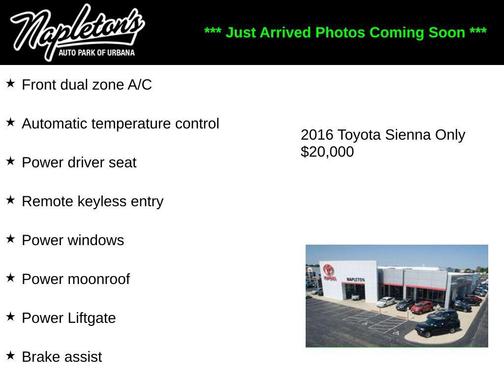 Salsa Red Pearl 2016 Toyota Sienna XLE