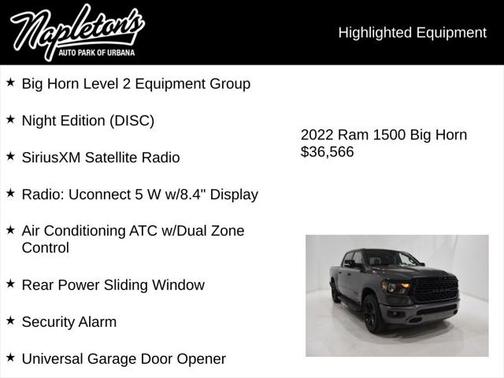 2022 RAM 1500 Big Horn/Lone Star