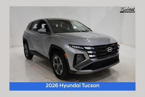 Shimmering Silver 2026 Hyundai TUCSON Hybrid Blue SE