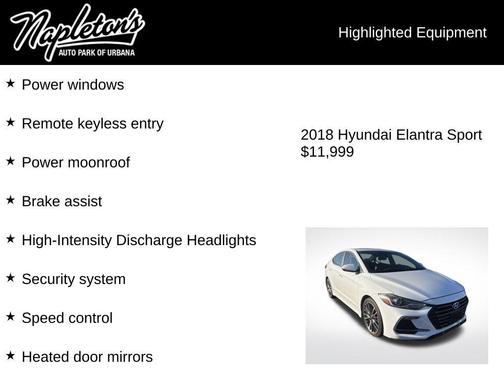 2018 Hyundai ELANTRA Sport