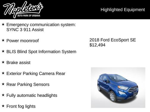2018 Ford EcoSport SE