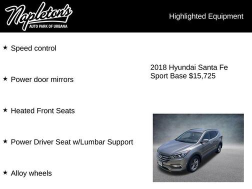Mineral Gray 2018 Hyundai Santa Fe Sport 2.4L