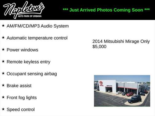 2014 Mitsubishi Mirage ES