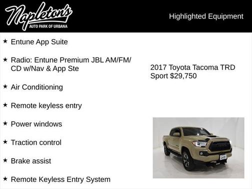 2017 Toyota Tacoma TRD Sport