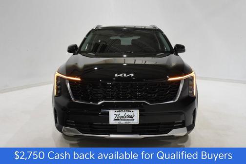 Aurora Black Pearl 2026 Kia Sorento Hybrid EX