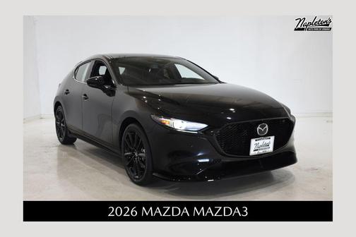 Jet Black Mica 2026 Mazda Mazda3 2.5 Turbo AWD