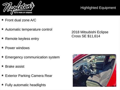 2018 Mitsubishi Eclipse Cross SE