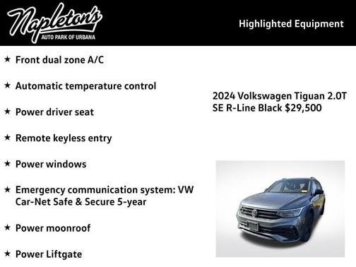 2024 Volkswagen Tiguan 2.0T SE R-Line Black 4MOTION