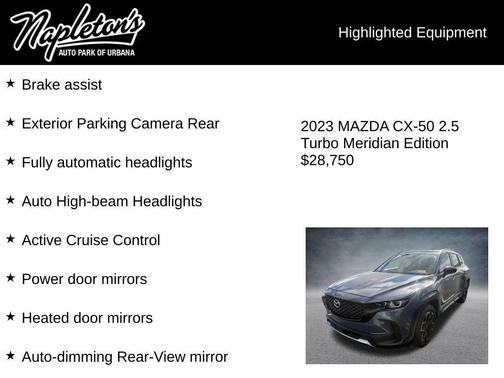 2023 Mazda CX-50 2.5 Turbo Meridian Edition