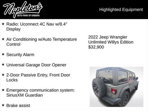 2022 Jeep Wrangler Willys