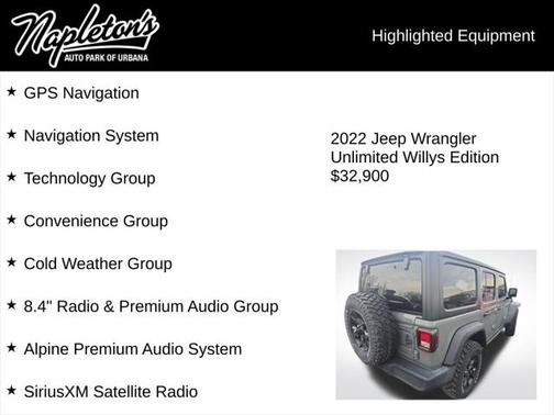 2022 Jeep Wrangler Willys