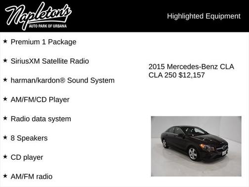 2015 Mercedes-Benz CLA-Class 4MATIC