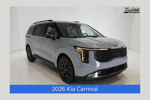 Ceramic Silver 2026 Kia Carnival Hybrid SX
