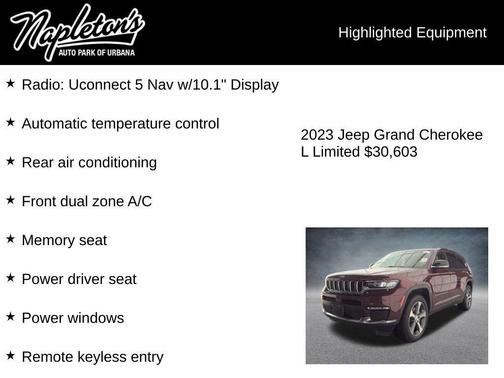 Velvet Red Pearlcoat 2023 Jeep Grand Cherokee L Limited