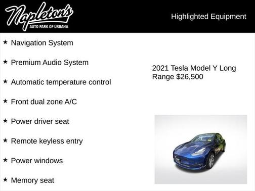 2021 Tesla Model Y Long Range Dual Motor All-Wheel Drive