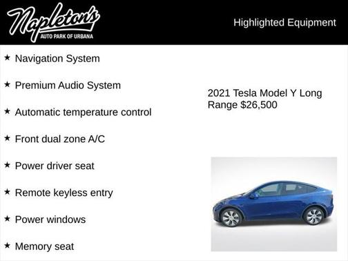 2021 Tesla Model Y Long Range Dual Motor All-Wheel Drive