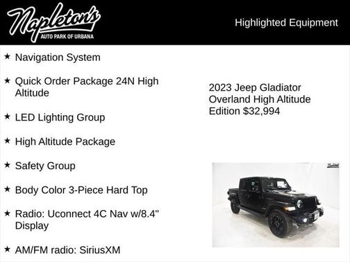 2023 Jeep Gladiator High Altitude 4x4