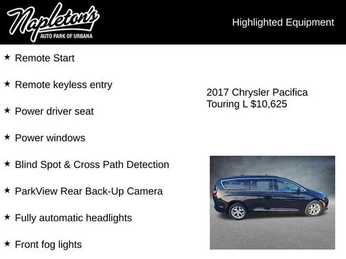2017 Chrysler Pacifica Touring-L