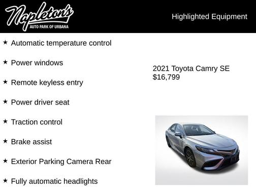 Predawn Gray Mica 2021 Toyota Camry SE