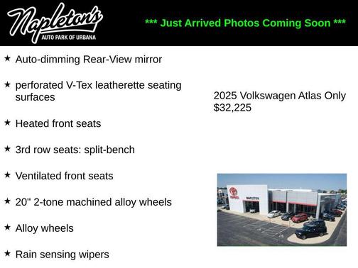 2025 Volkswagen Atlas 2.0T SE w/Technology 4MOTION