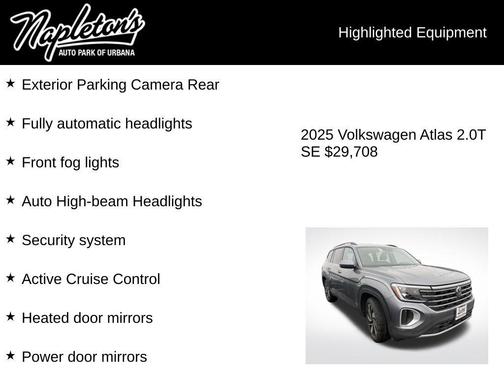 2025 Volkswagen Atlas 2.0T SE w/Technology 4MOTION