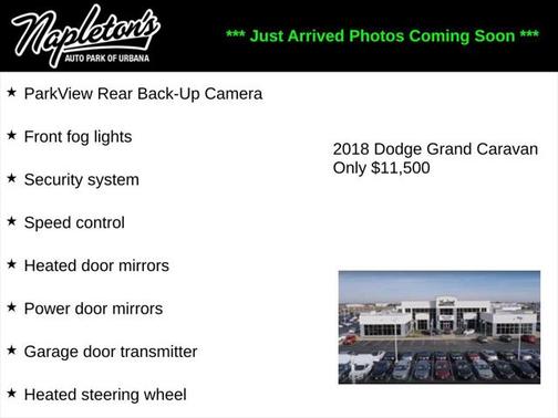2018 Dodge Grand Caravan GT