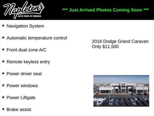 2018 Dodge Grand Caravan GT