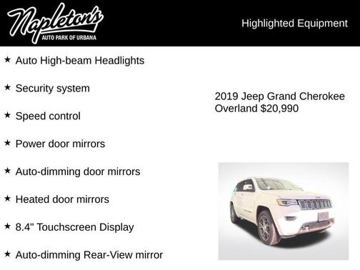 2019 Jeep Grand Cherokee Overland