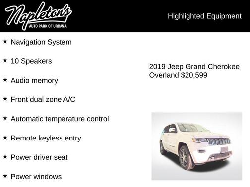 2019 Jeep Grand Cherokee Overland