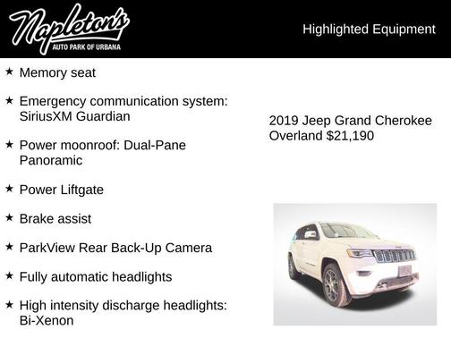 2019 Jeep Grand Cherokee Overland