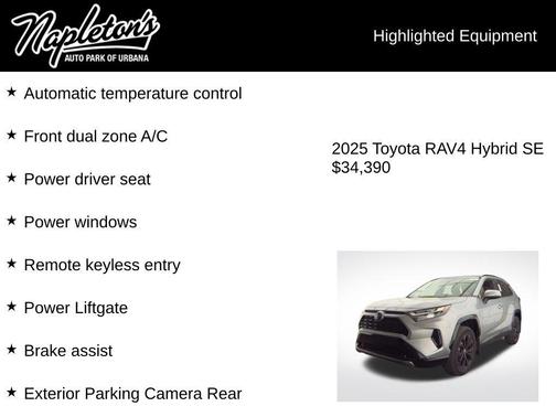 2025 Toyota RAV4 Hybrid SE