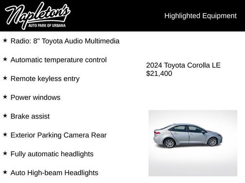 2024 Toyota Corolla LE