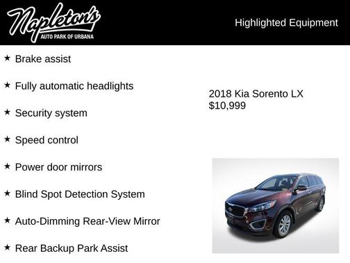 2018 Kia Sorento LX