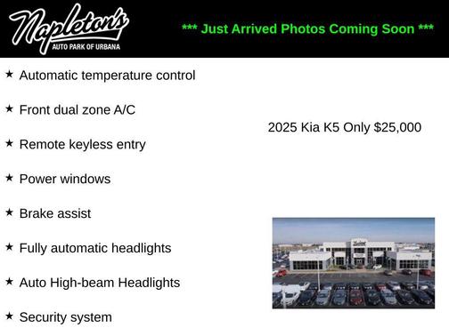Interstellar Gray 2025 Kia K5 LXS