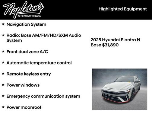 2025 Hyundai ELANTRA N Base