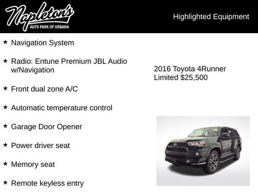 2016 Toyota 4Runner Limited