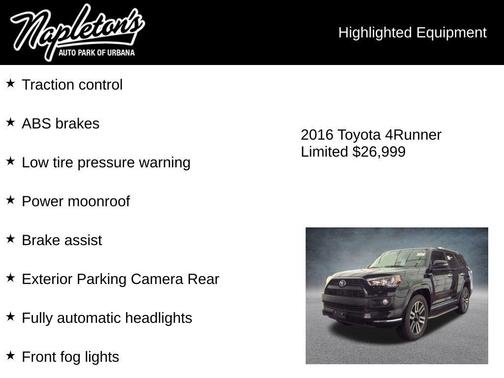 2016 Toyota 4Runner Limited