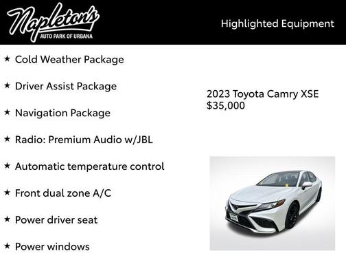2023 Toyota Camry XSE