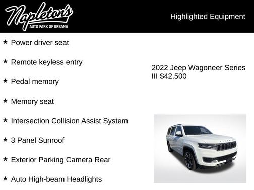 Bright White Clearcoat 2022 Jeep Wagoneer Series III 4x4