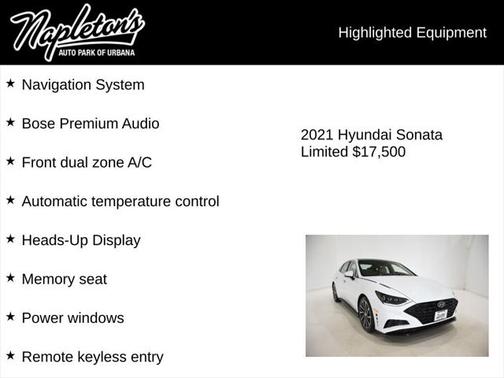 2021 Hyundai SONATA Limited