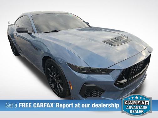 Vapor Blue Metallic 2025 Ford Mustang GT