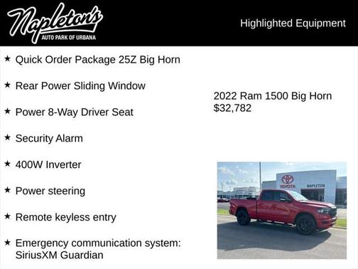 2022 RAM 1500 Big Horn/Lone Star